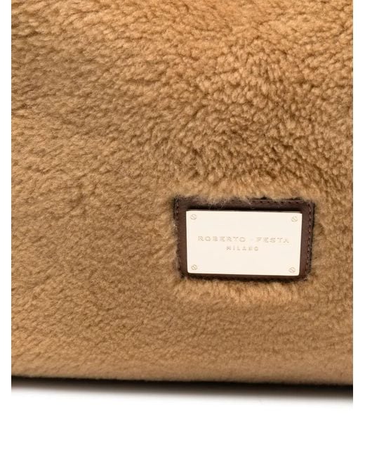 Roberto Festa Brown Bianca Two-Way Handbag