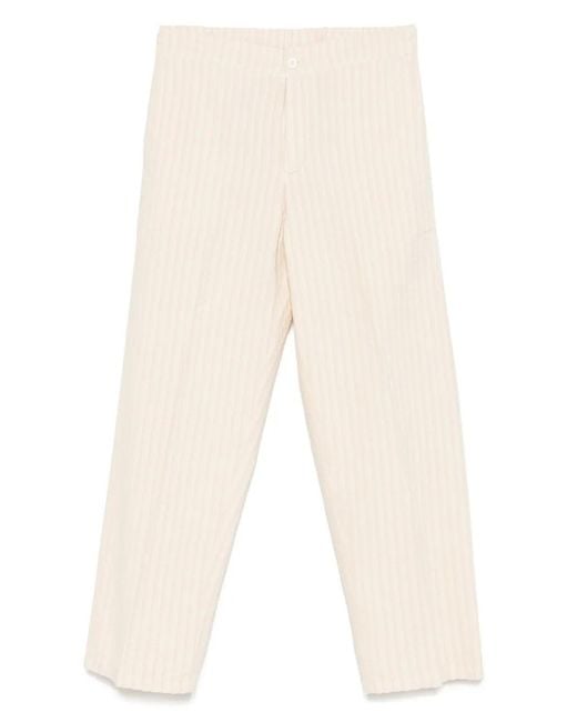Costumein White Linen Trousers for men