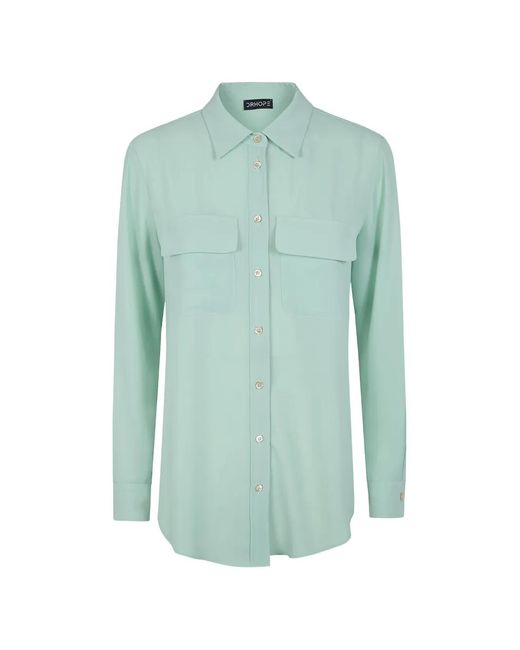 DR. HOPE Blue Flap-Pocket Shirt