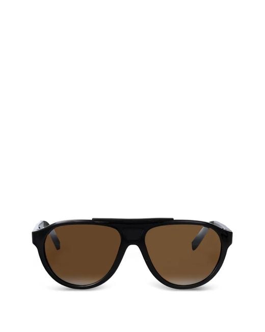 Vuarnet Black Altitude 04 Pilot Sunglasses for men