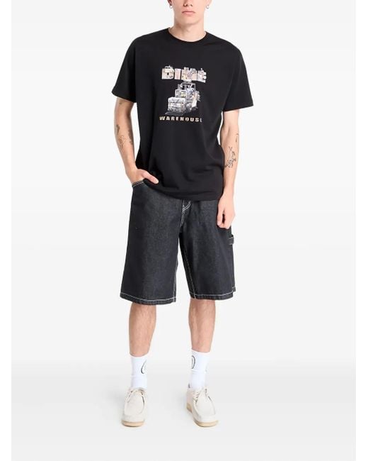 Dime Black Mad Bry Cotton T-Shirt