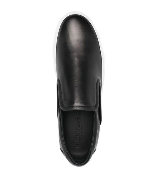 Scarosso Black Filippo Slip-On Sneakers for men