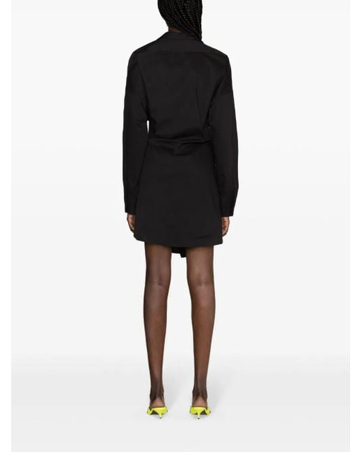 DIESEL D-sizen-n1 ポプリン シャツドレス Black