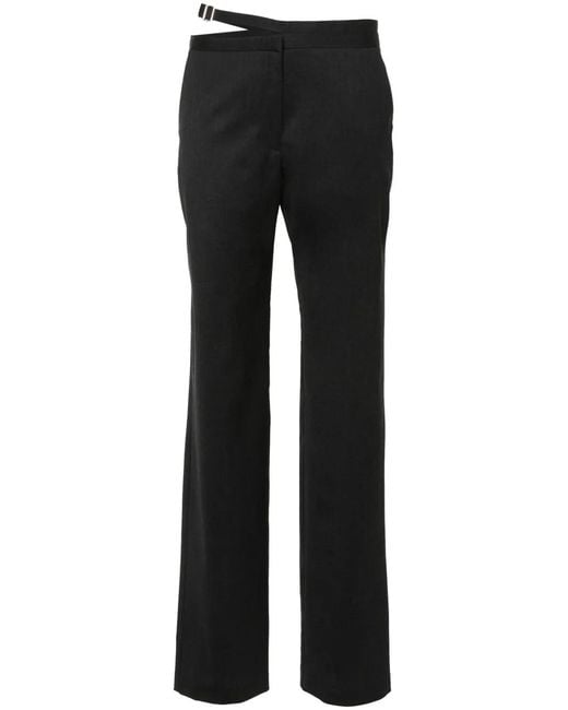 IRO Black Maggie Slim-Fit Trousers