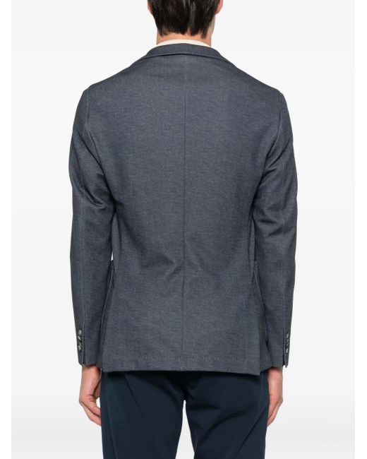 Boss Blue Patch-Pocket Jacket for men