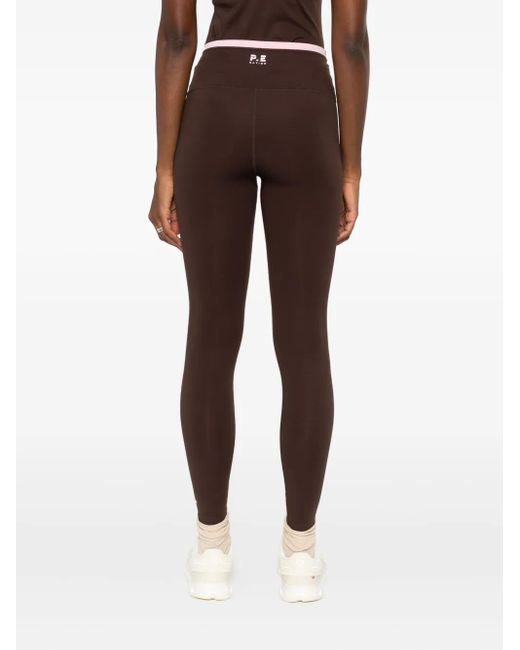 P.E Nation ハイウエスト レギンス Brown