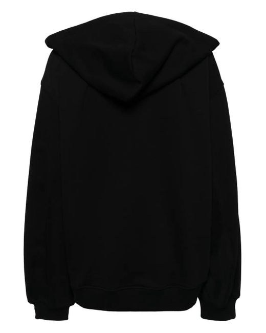 Helmut Lang Black Apex Zip Hoodie.Cmbd for men