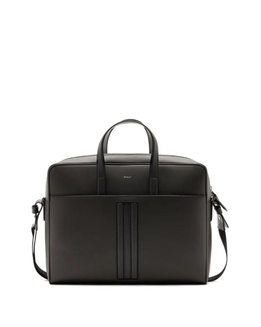 Bally Mythos Leren Aktetas in het Black voor heren