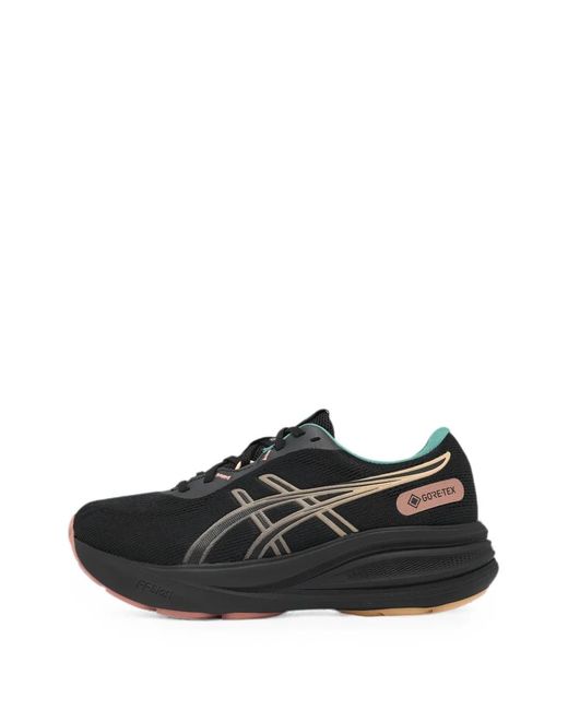 Asics Black Gel-Pulse 17 Gtx Lace-Up Sneakers