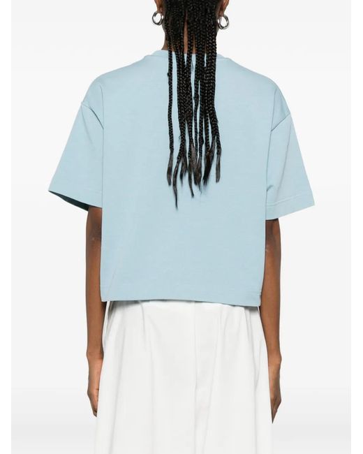 Autry Blue Heavy Jersey Cropped