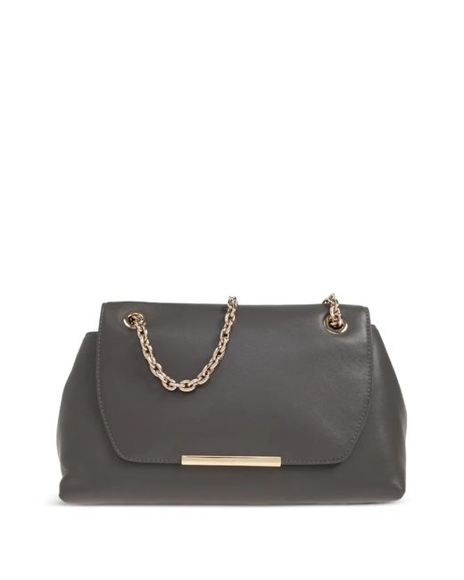 Furla Gray Small Nadia Leather Crross Body Bag