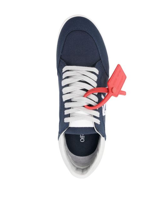 Off-White c/o Virgil Abloh New Vulcanized Sneakers in het Blue voor heren