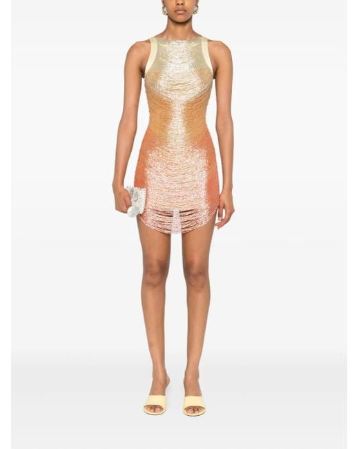 Cult Gaia Metallic Madison Mini Dress