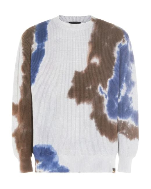 Mauna Kea Blue Pull À Effet Tie-Dye for men