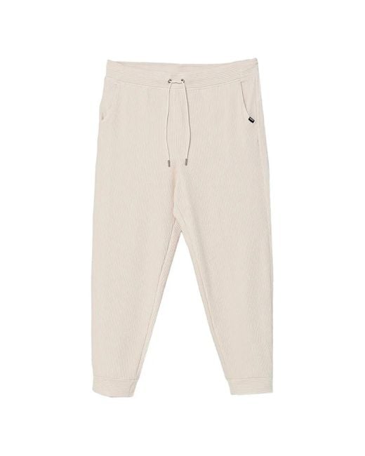 DKNY Geribbelde Trainingsbroek in het White