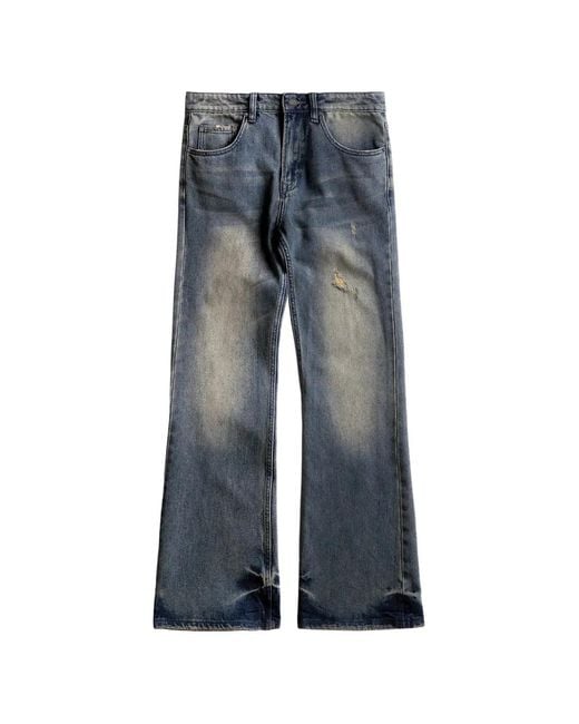 Vague Studios Blue Cigarette Bootcut Jeans for men
