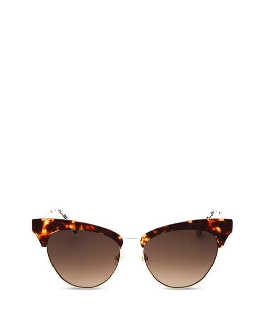 Kate Spade Brown Alvi Cat-Eye Sunglasses