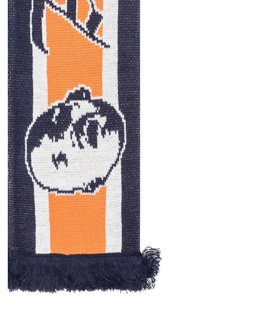 J.W. Anderson White Fringed Scarf for men