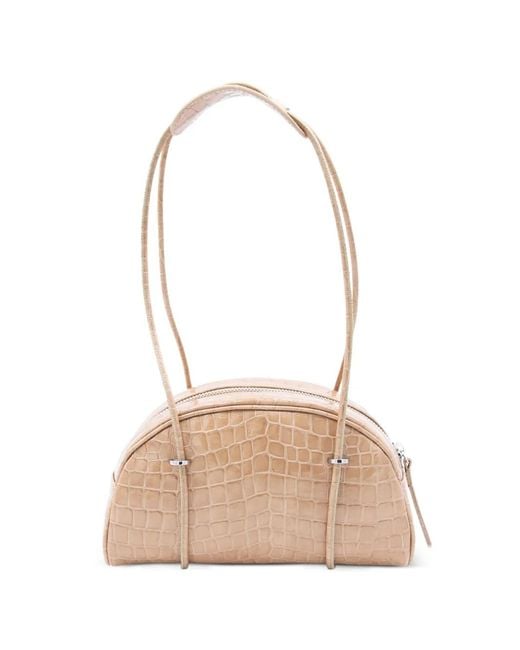 By Far White Kimberly Shoulder Bag