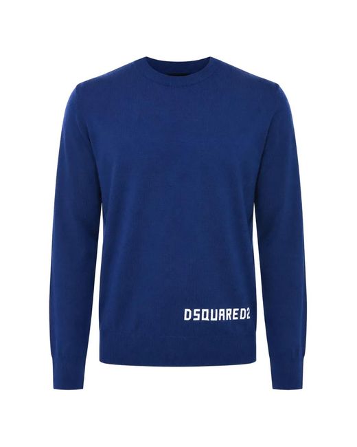 Jersey Con Logo DSquared² de hombre de color Blue
