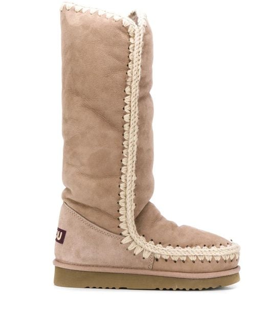 Mou パデッド ブーツ Brown