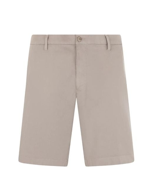 Bermudas Chino Rectas Fedeli de hombre de color Gray