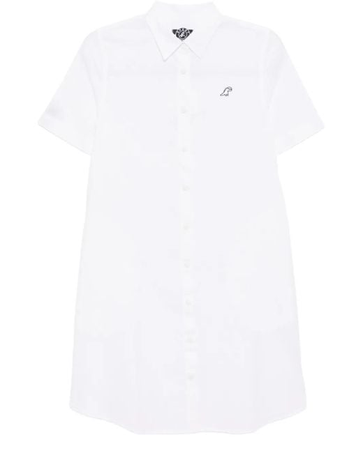 SPORT b. by agnès b. White Dino-Embroidered Dress