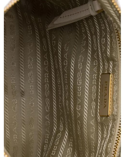 Prada Gray Explore Large Nappa Leather Bag