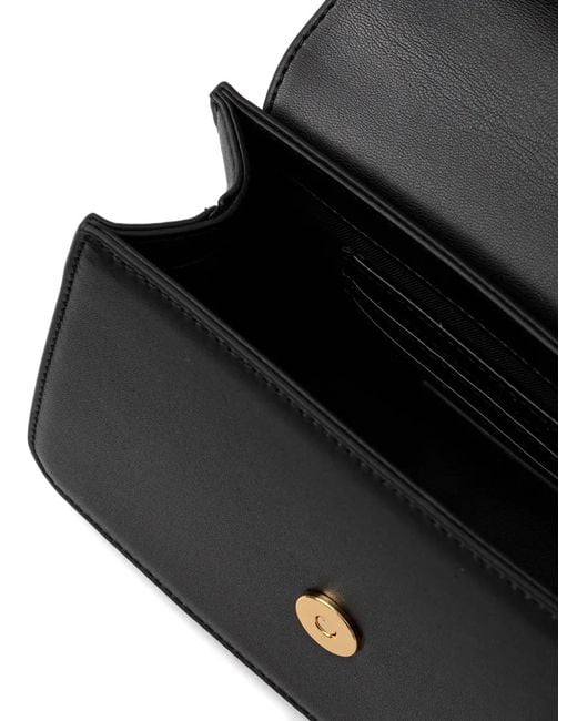 Love Moschino Black Logo-Detail Tote Bag