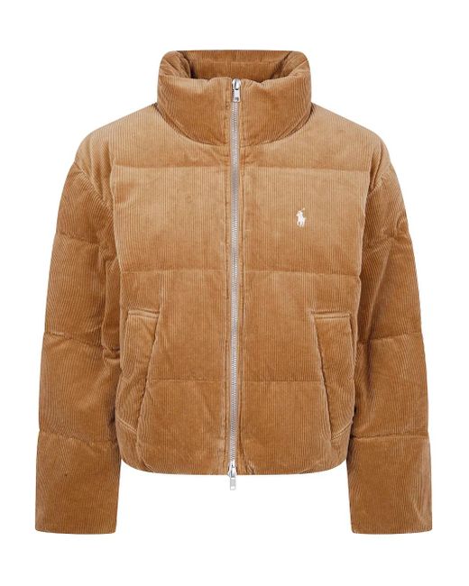 Polo Ralph Lauren コーデュロイ パデッドジャケット Brown