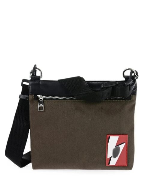 Neil Barrett Black Sacoche Shoulder Bag for men