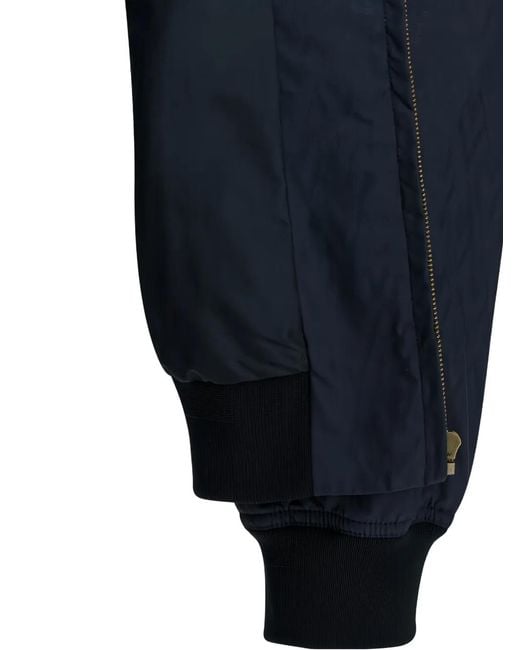 Valentino Garavani Blue Zip Cotton Jacket for men