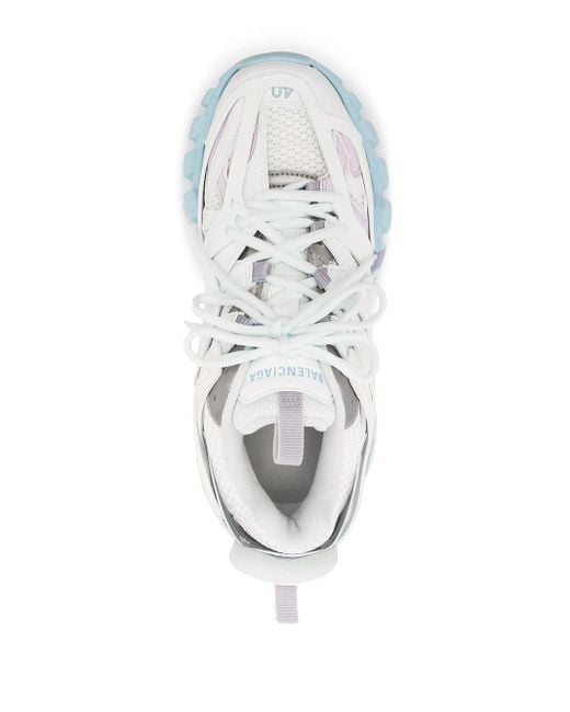 Balenciaga Track Lace-up Sneakers White Pastel