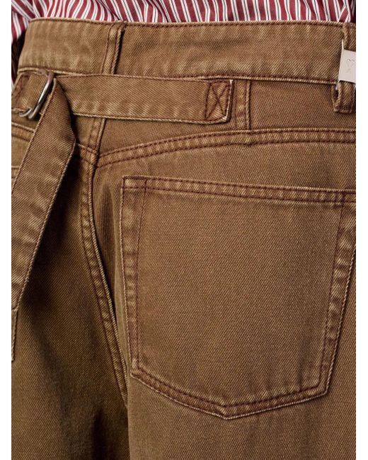 Bermudas Con Bolsillos AMI de color Brown