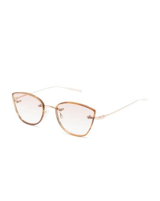 Barton Perreira Brown Brandy Sunglasses