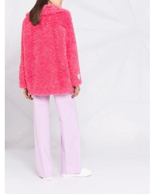 Stella McCartney Pink Kyla Eco Fur Coat