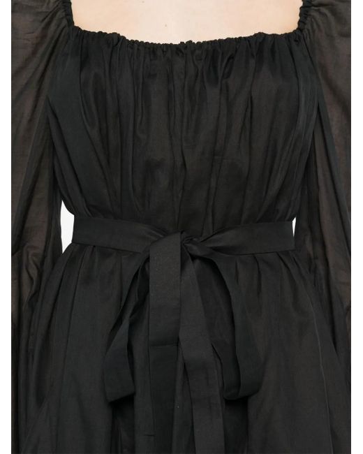 ANDAMANE フレア ミニドレス Black