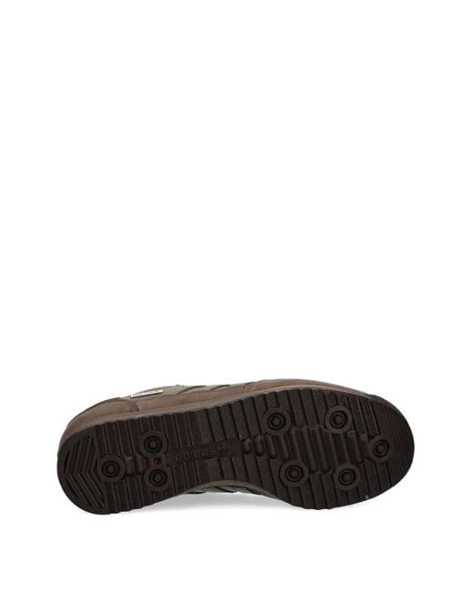 Adidas Brown Sl 72 Three-Stripes Lace-Up Sneakers for men