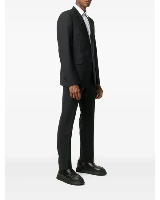 Prada Black Two-Button Wool Jumpsuit for men