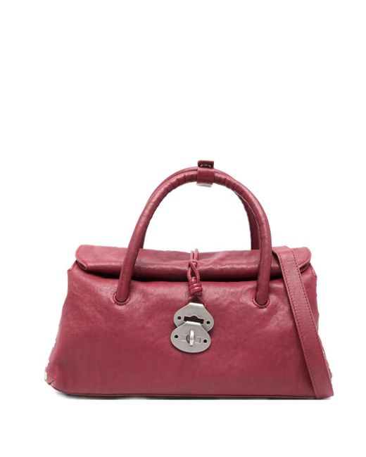 Zanellato Purple Small Dotta Tote Bag