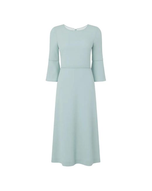 Jane Blue Riley Bell-Sleeve Midi Dress