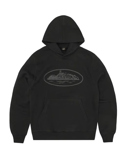 corteiz Black Alcatraz V2 Hoodie