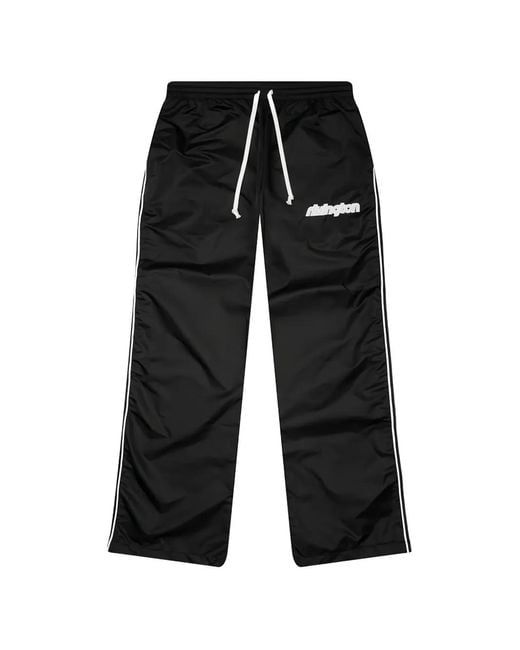 RIVINGTON roi Rebis Black Flagship Apostol Side-Stripe Track Pants for men