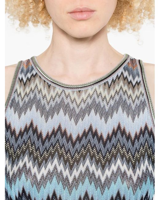 Missoni Gray Crew-Neck Vest