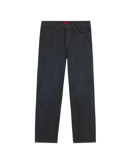 HUGO Blue X Rb Logo-Patch Jeans for men