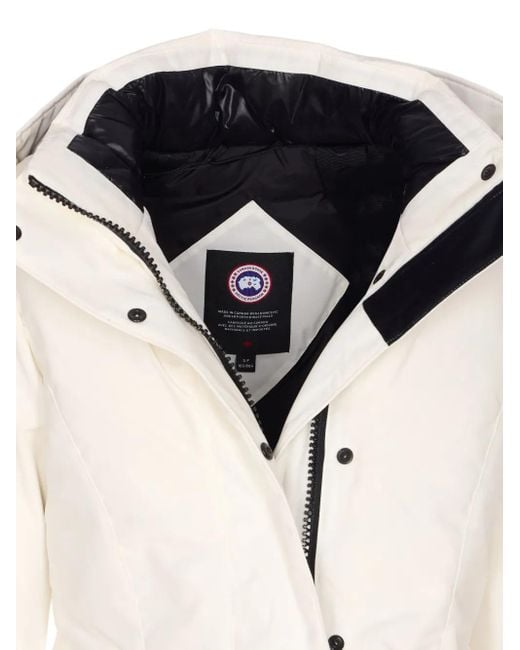 Parka Con Cappuccio di Canada Goose in Natural