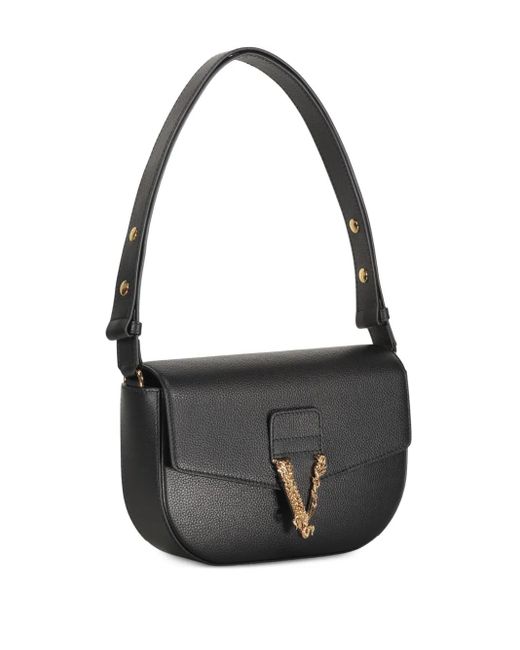 Versace Black Virtus Shoulder Bag