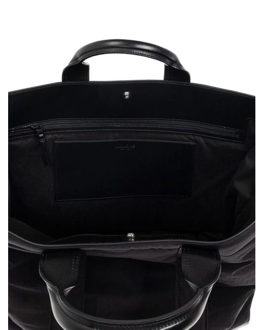 Jacquemus Black The Bambino Padded Leather-Handle Tote Bag for men
