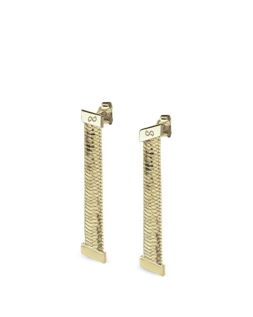 Pendientes Wonder Snake Desmo de color Metallic