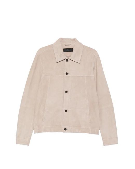 Arma Natural Jaden Suede Jacket for men